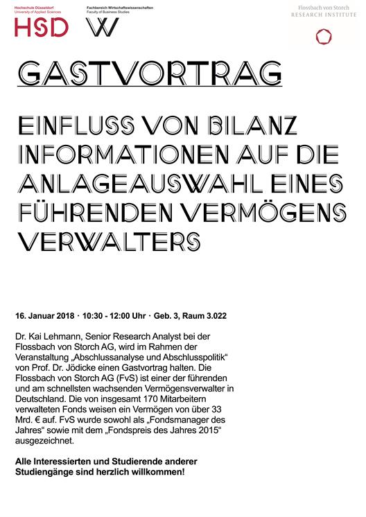 Plakat GV Flossbach Jödicke WS 2018